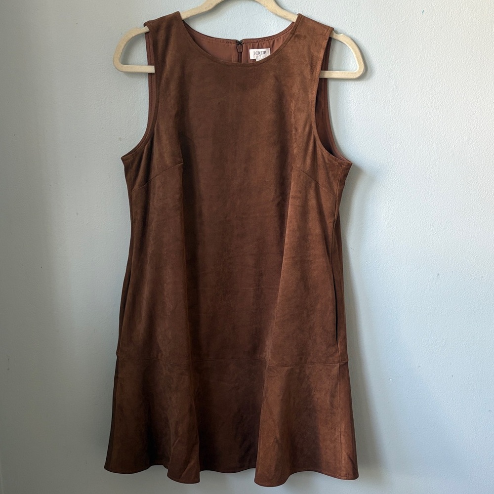 J. Crew Brown Sleeveless Mini Dress